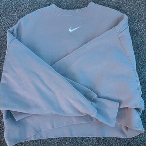 Nike Gray Fleece Jacket